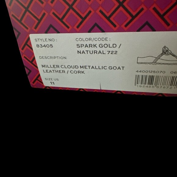 Tory Burch Gold Sandals sz 11 NWT - Picture 10 of 10